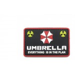 Шеврон Umbrella everything is in the plan PVC